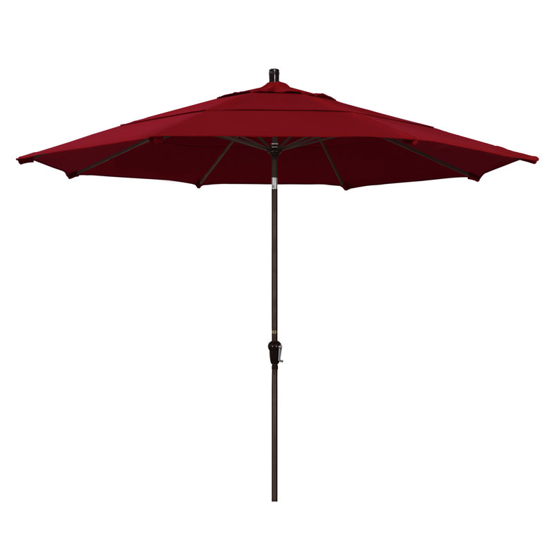 Parasol de marché 11 pi Austan, Rouge - oléfine