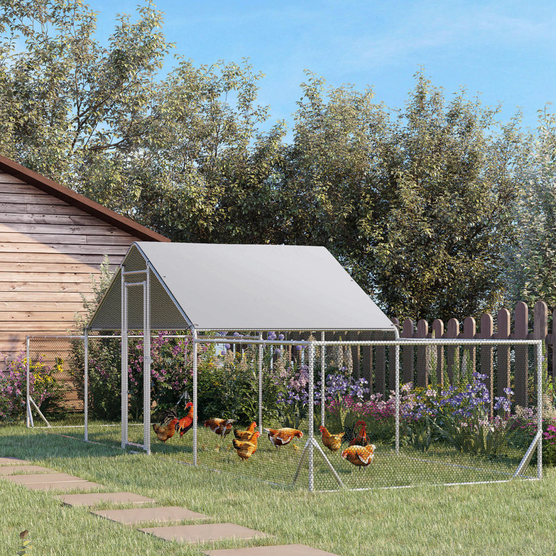Grand poulailler avec housse imperméable anti-UV