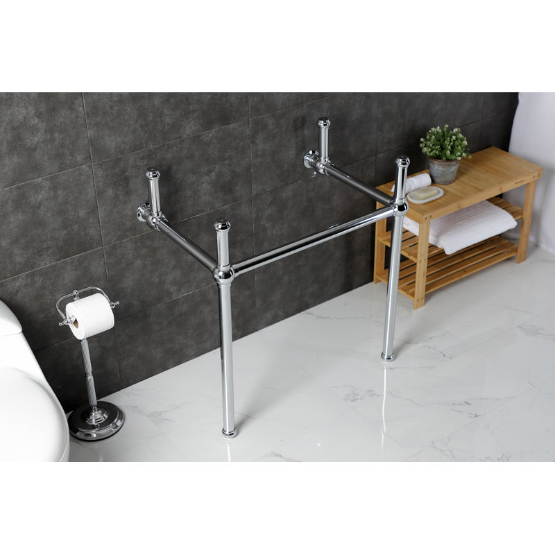 Kingston Brass Fauceture Brass Console Sink Legs, Polished Chrome