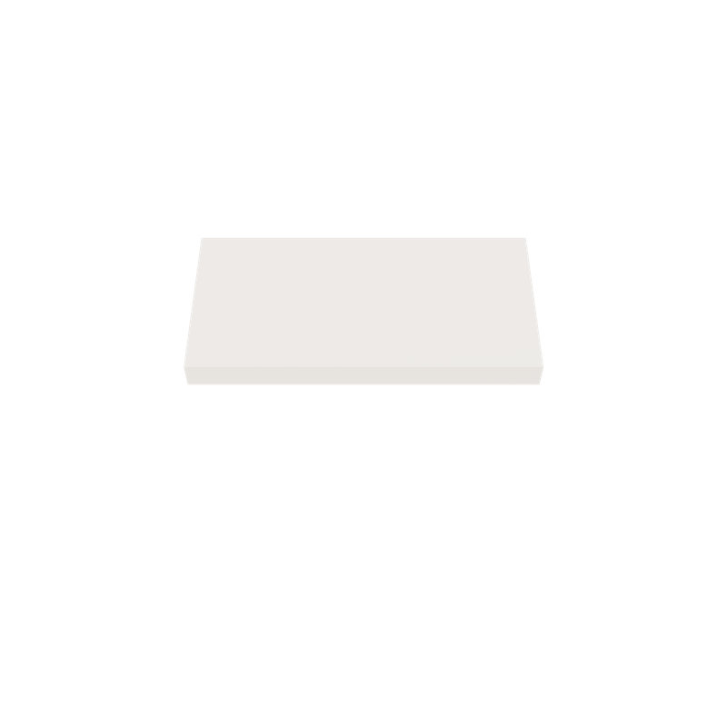 Painted Wood Floating Shelf, Cream