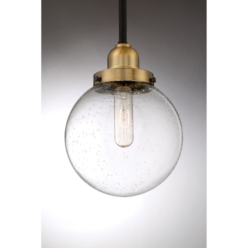 Eudora 1 - Light Single Pendant, Western Bronze