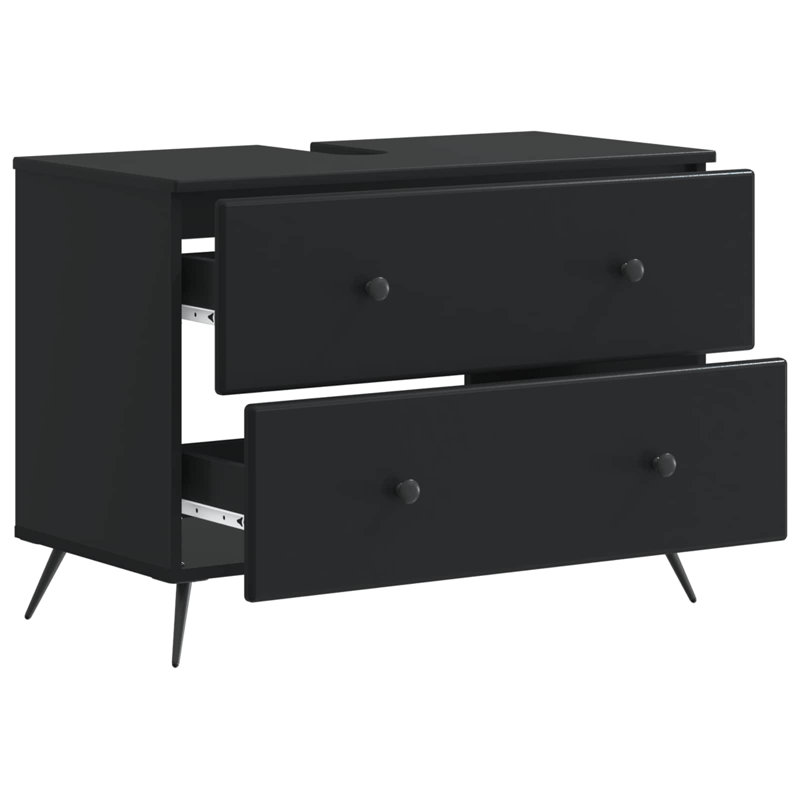 Under Sink Cabinet, Black