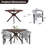 Mahjabi Upholstered Dining  Arm Chairs-771128955