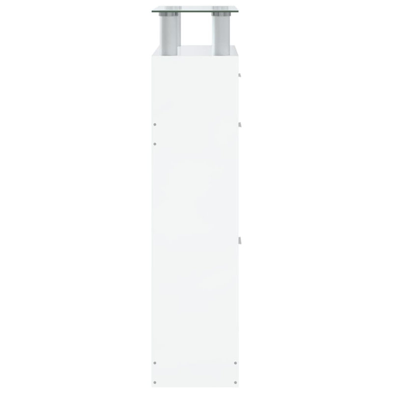Romil 8 Pair Shoe Storage Cabinet, White