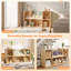 Meuble de rangement multifonctionnel à 5 ​​compartiments pour jouets, tablette pour enfants (chambre et salle de jeux).-1577455795