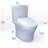 Aquia® IV 1.28 GPF S7A Auto Flush Elongated Floor Mounted Two-Piece Toilet (Seat Included)