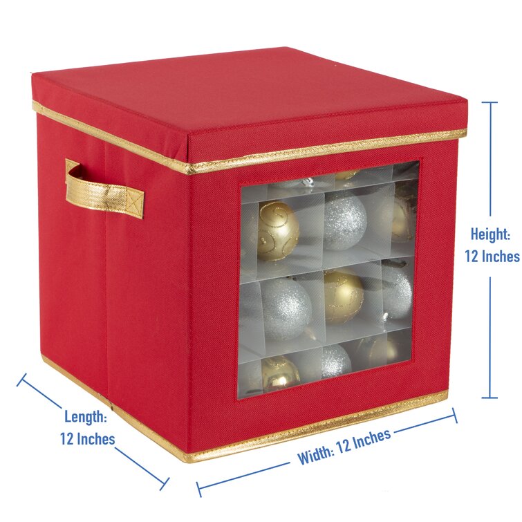 64 Count Large Holiday Ornament Storage The Holiday Aisle