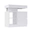 Table d'appoint d'intérieur avec lumière DEL (blanc)-785080294
