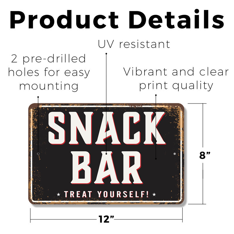 Snack Bar Street (paquet de 2) en plastique 8 po x 12 po