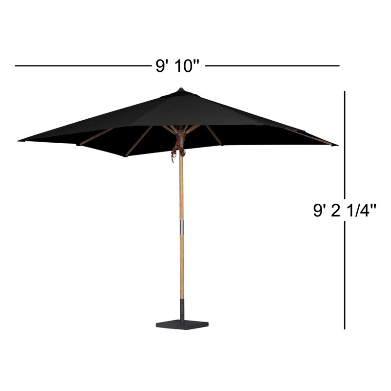Baska 118'' W Umbrella, Black