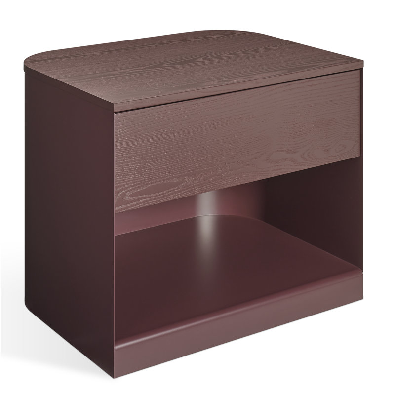 Table de chevet Dally, Rouge