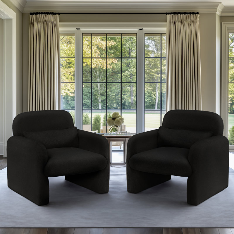 Fauteuil 33,5 po, Ours en peluche noir