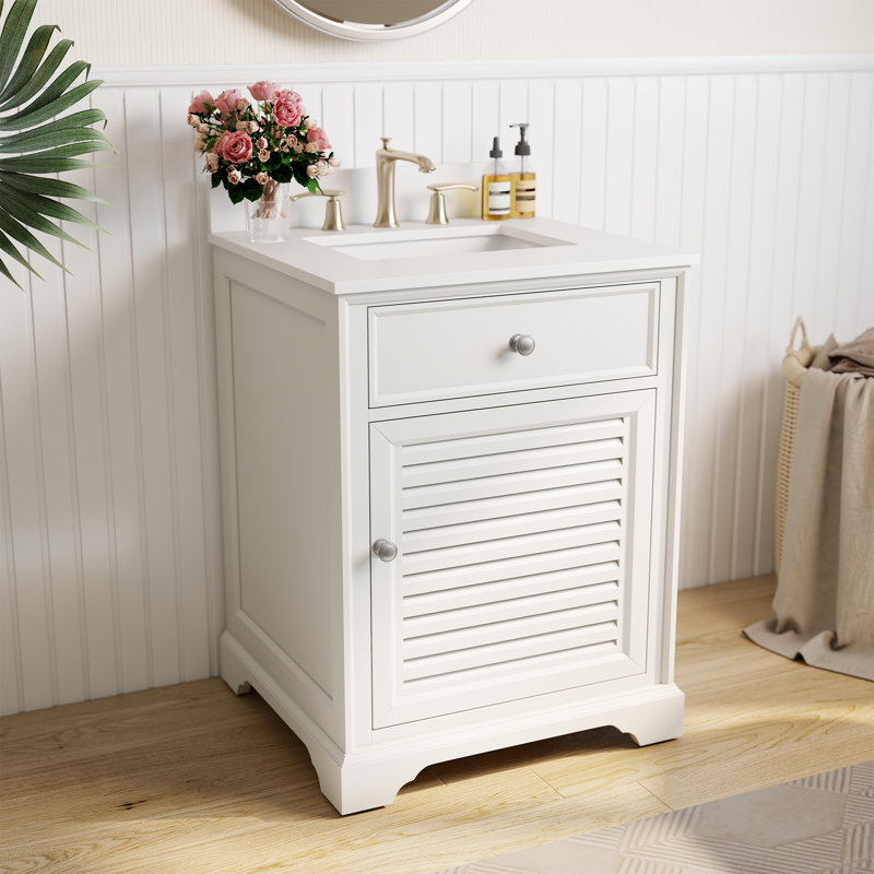 Meuble-lavabo simple 26 po avec tiroir Alburtis