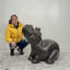 Bronze Hippo Fountain Sculpture