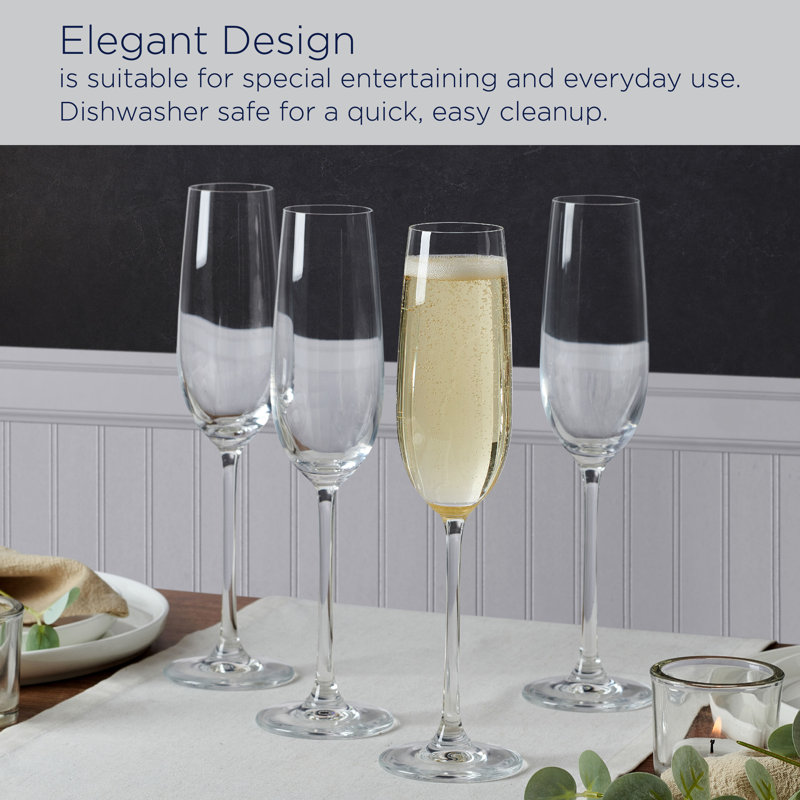 Lana 8.25 oz. Champagne Flutes