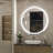 Lashonta Round Frameless Frontlit Bathroom Mirror with Stepless Brightness Adjustment, 3 Color Temperature & Defog Function-290134223