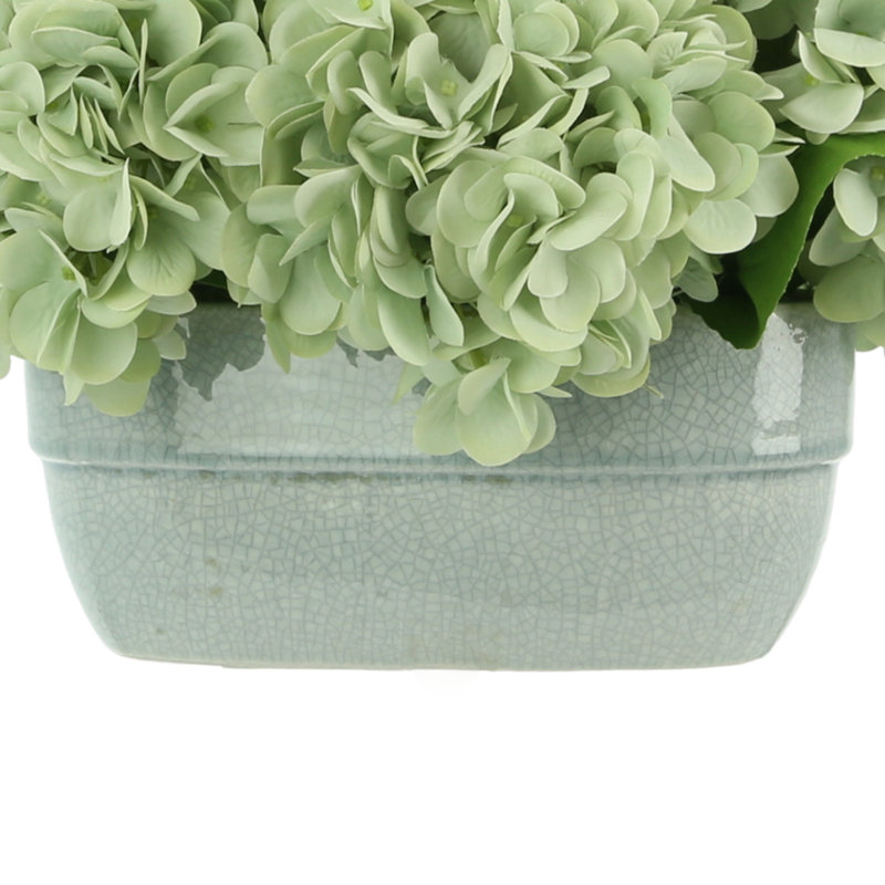 Arrangement floral d'hortensias dans un vase, Multicolore