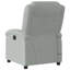 Fauteuil inclinable manuel réglable en velours Moneek-1695121711