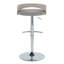 Tabouret de bar réglable Laurenzio avec repose-pieds arrondi en T-1467385640-1467431410