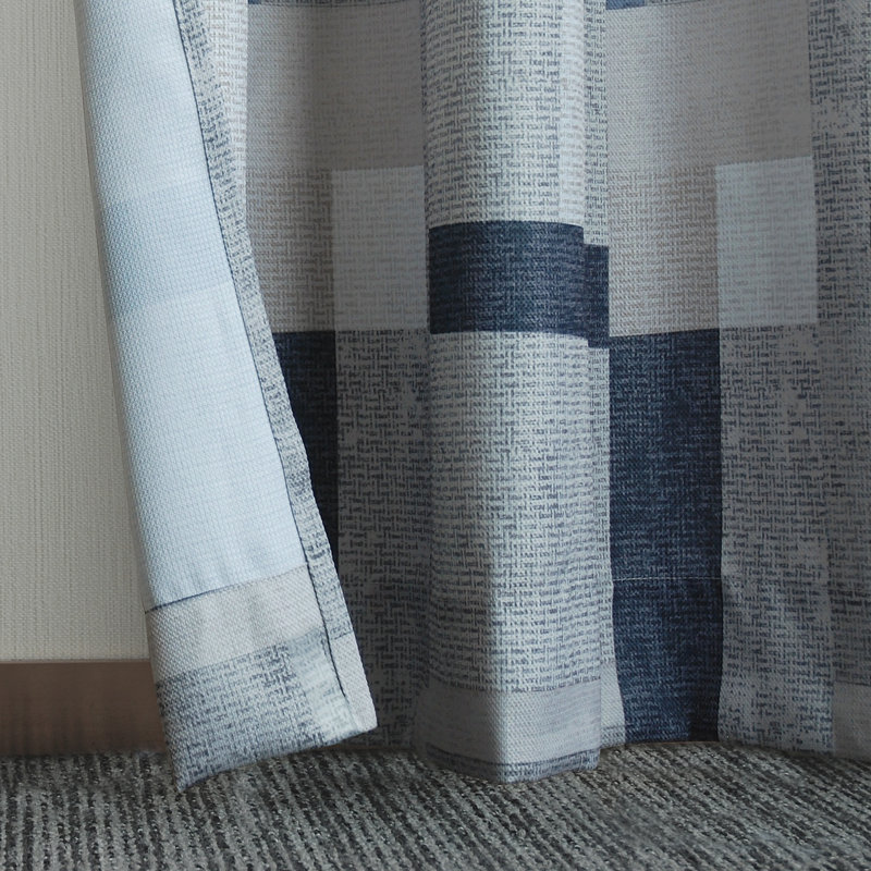 Kitson Semi Sheer Polyester Curtain, 40" W x 84" L