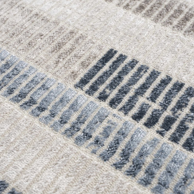 Tapis gris Katriena