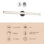 Tole 36-in Black dimmable LED Wall Sconce-679718877