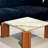 Modern Light Green Marble Coffee Table-768189996