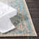 Danya Aqua/Cream Indoor/Outdoor Area Rug