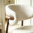 White Solid back side Chair(Set of 2)
