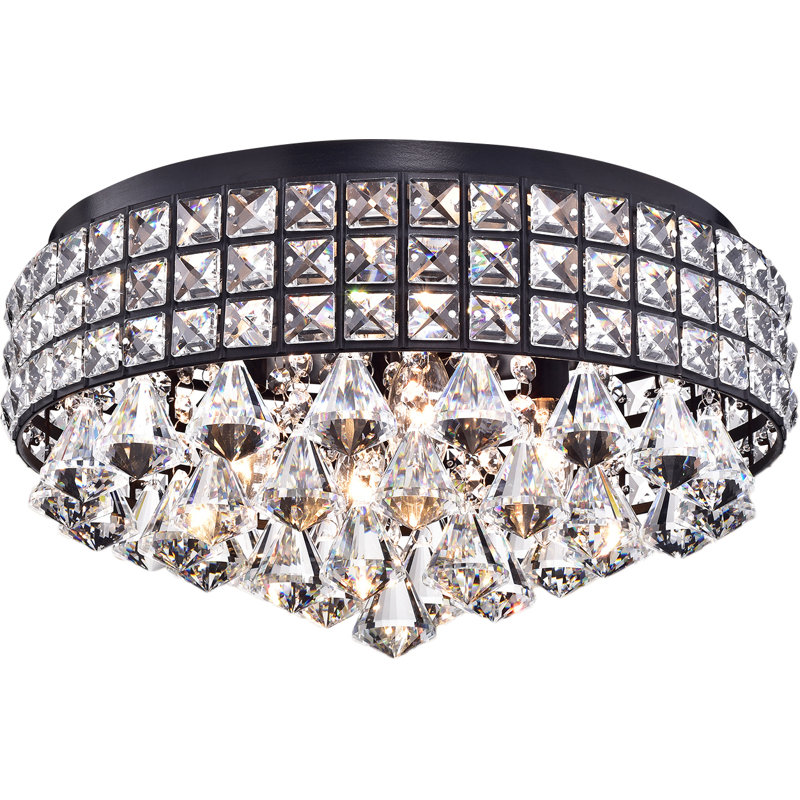 Wolfforth Glass Flush Mount