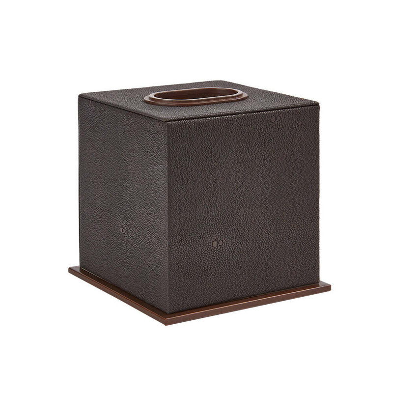 Couvre-boîte de papiers-mouchoirs, Brun