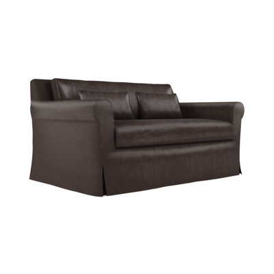 Ludlow Rolled-Arm Skirted Loveseat