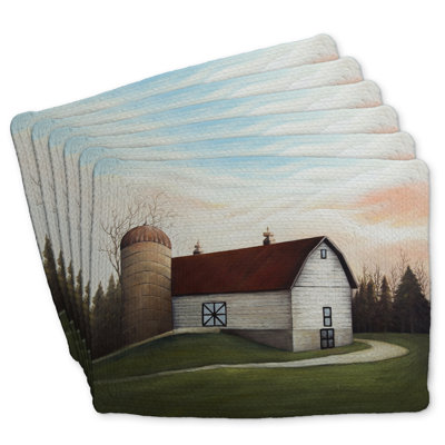 White Barn Braided Polyester Masvingo - Set of 6 Home Decor