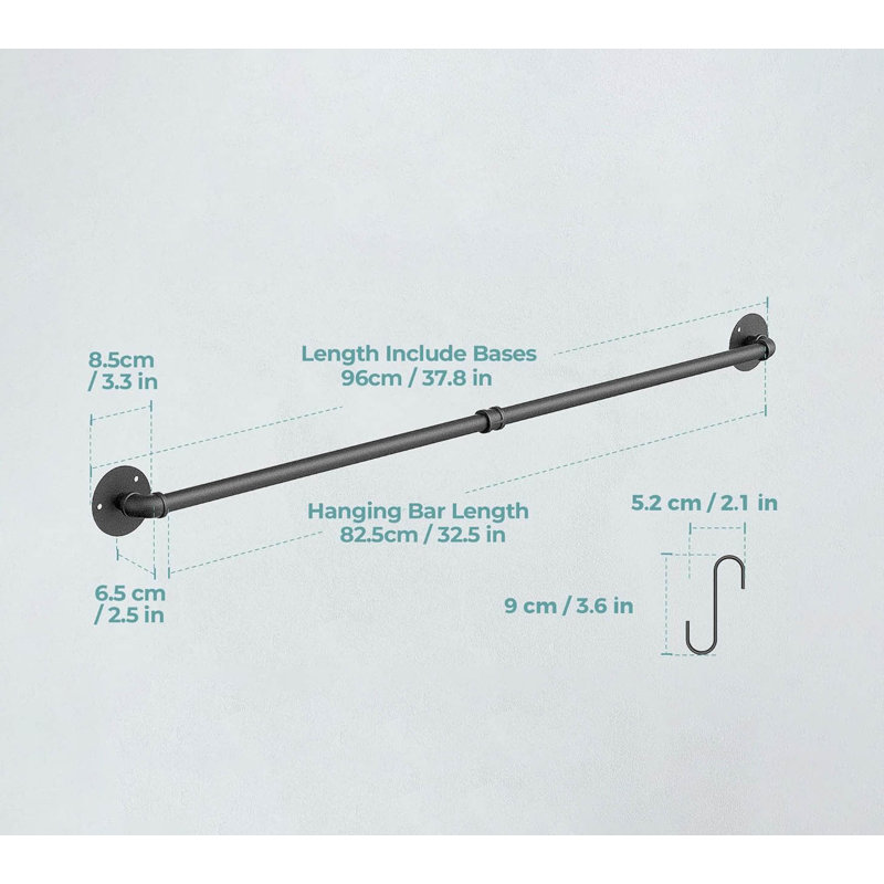 Metal Wall Mounted Pot Rack