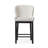 Maven Lane Gia Stool Upholstered With Canvas Fabric-111462699-111462703