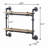 Rectangle 2-Tier Wall Shelf