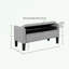 Banc de rangement rembourré et rabattable-1389363185