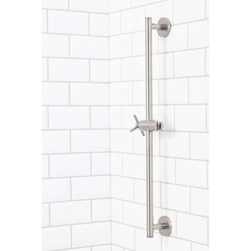Neo Shower Slide Bar, Brushed Nickel