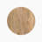 Rowan Solid Acacia Wood & Metal Round Coffee Table - Modern Rustic Minimalist Design