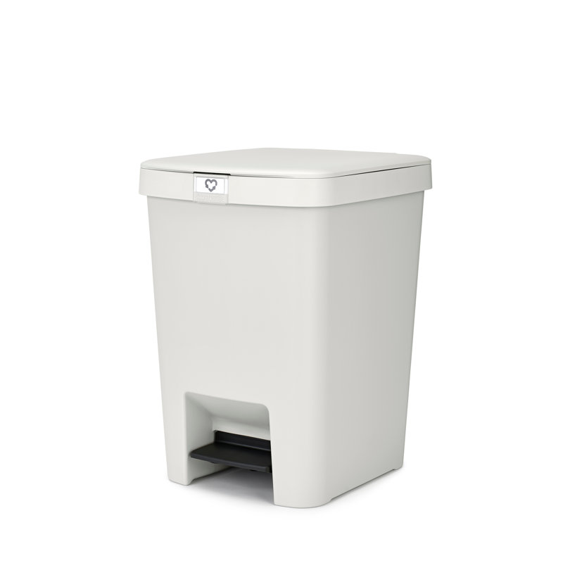 Poubelle Stepup 6,6 gallons (25L), Gris clair