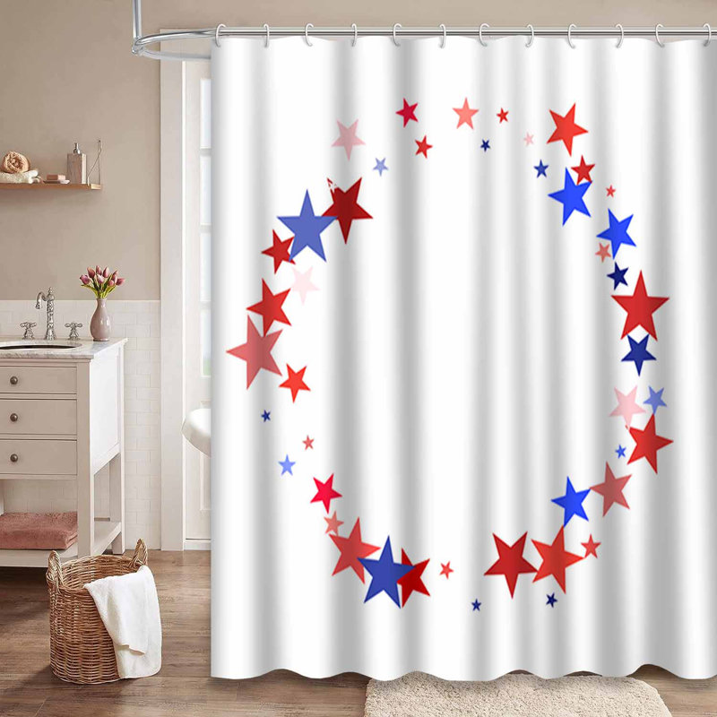 Rideau de douche American White, L 72 po x l 72 po
