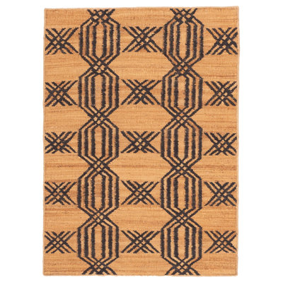 Palas Denizli Brown Kilim 4'3" x 5'11"