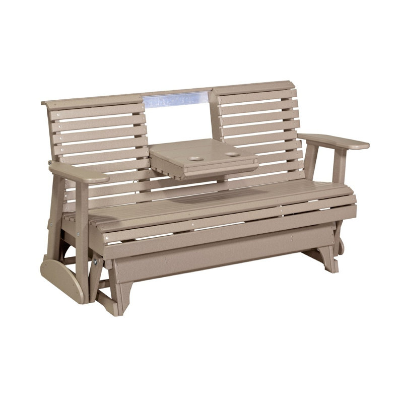 Banc coulissant Walworth, Bois vieilli