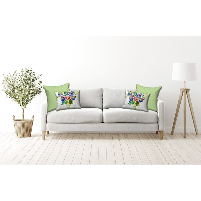 Outdoor Throw Pillow, 16"H x 20"W