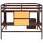 Lit mezzanine simple avec bureau et Fascination - Fabrication en bois massif au choix-117515026-117515023