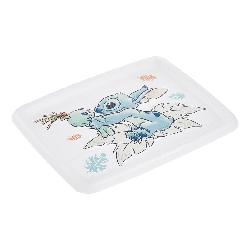  Stitch Turning Stacking Box with Lid - Clear, 15L