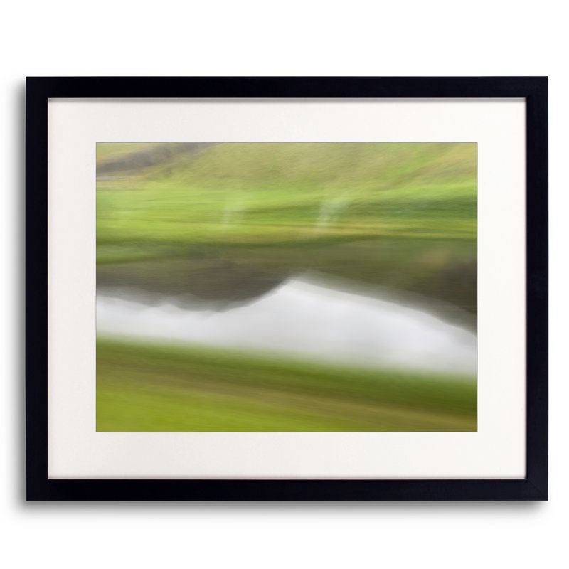 Bus Window 4 Print by Harold Davis, Black Framed Paper, 17.2" H x 21.2" W
