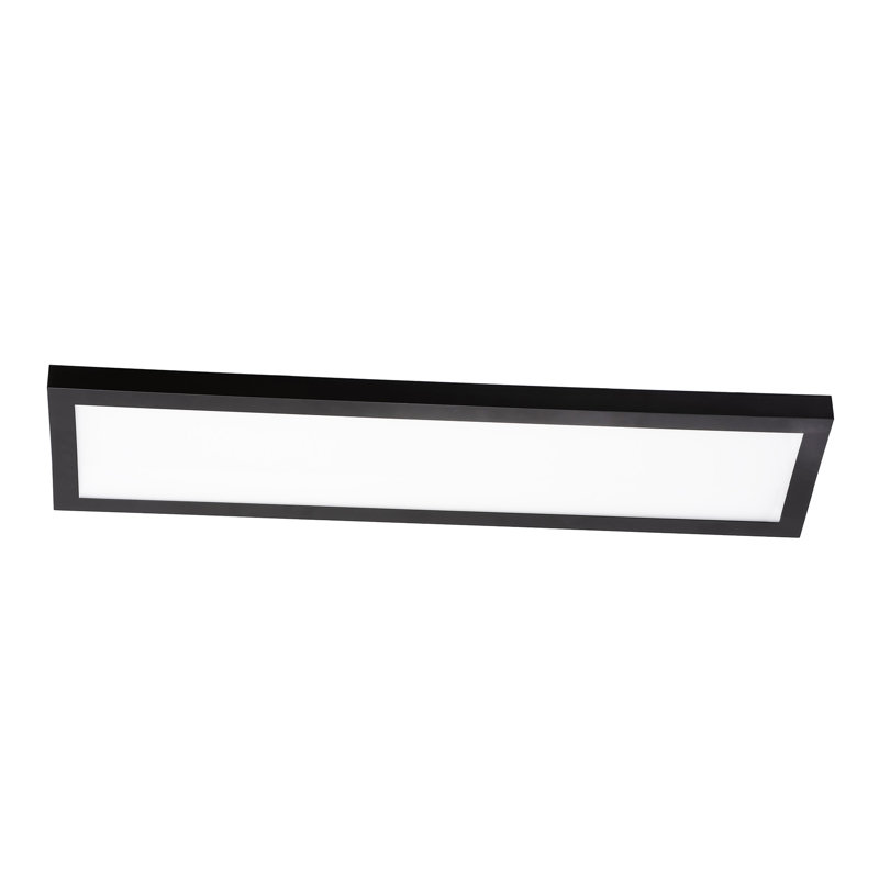 Jovane Acrylic LED Flush Mount, Black
