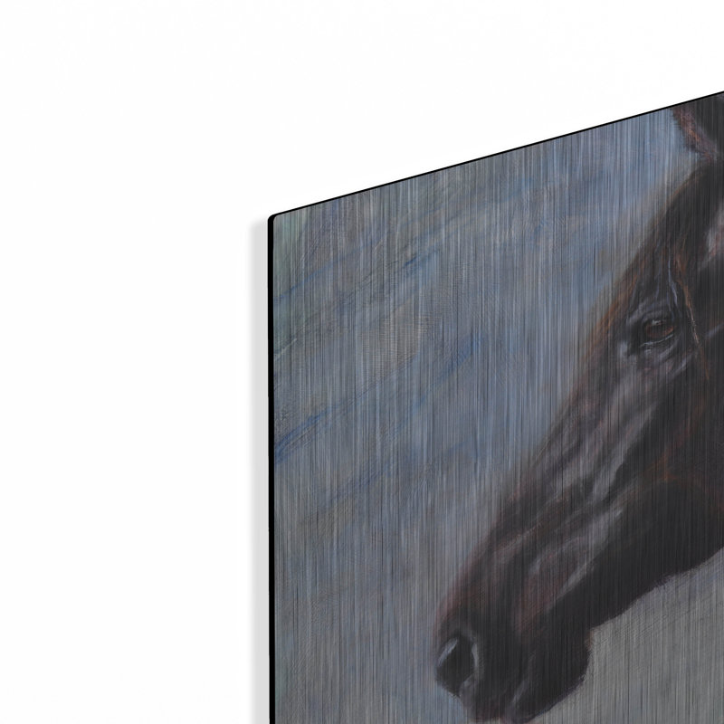 «Equine Encounter» par Robert Campbell, H 16 po x l 24 po