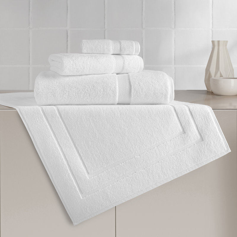 100% Turkish Cotton Anovia Hotel Terry Oversized Towel Collection, 4 Piece Towel Set
